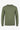 Jersey de punto verde de cuello redondo para hombre, corte regular.