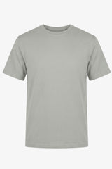 Camiseta clásica gris de mezcla de algodón para hombre