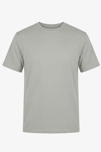 Camiseta clásica gris de mezcla de algodón para hombre