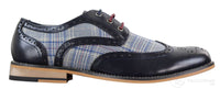 Zapatos vintage de cuero y tweed para hombre - Cavani Oslo