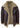 Chaqueta de aviador de piel de oveja para hombre