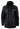 Chaqueta safari de cuero auténtico para hombre, 3/4, con cremallera doble extraíble, color negro.