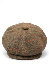 Gorra de repartidor de periódicos de 8 paneles para hombre