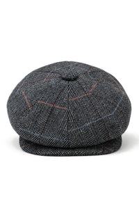 Gorra de repartidor de periódicos de 8 paneles para hombre