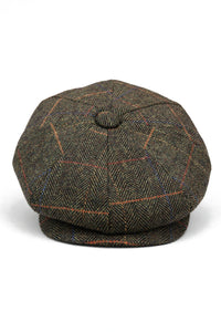 Gorra de repartidor de periódicos de 8 paneles para hombre