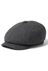 Gorra Newsboy de 8 paneles para hombre - Cavani Martez - Gris oscuro