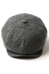 Gorra Newsboy de 8 paneles para hombre - Cavani Martez - Gris oscuro