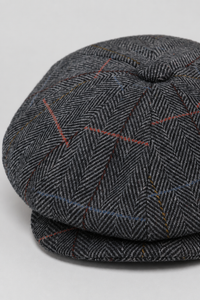 Gorra de repartidor de periódicos de 8 paneles para hombre