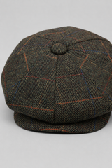 Gorra de repartidor de periódicos de 8 paneles para hombre