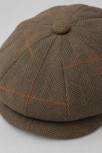 Gorra de repartidor de periódicos de 8 paneles para hombre