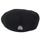 Gorra Peaky Blinders de 8 paneles para hombre - Negra