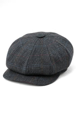 Gorra plana estilo Baker Boy de 8 paneles para hombre, de lana y tweed, estilo Blinders Newsboy.