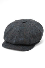 Gorra plana estilo Baker Boy de 8 paneles para hombre, de lana y tweed, estilo Blinders Newsboy.