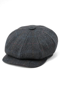 Gorra plana estilo Baker Boy de 8 paneles para hombre, de lana y tweed, estilo Blinders Newsboy.