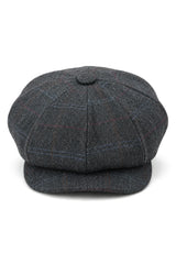Gorra plana estilo Baker Boy de 8 paneles para hombre, de lana y tweed, estilo Blinders Newsboy.
