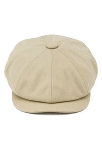 Gorra de hombre de 8 paneles Razor Summer Beige Baker Boy Cotton Blinders Newsboy Flat Cap Shelby