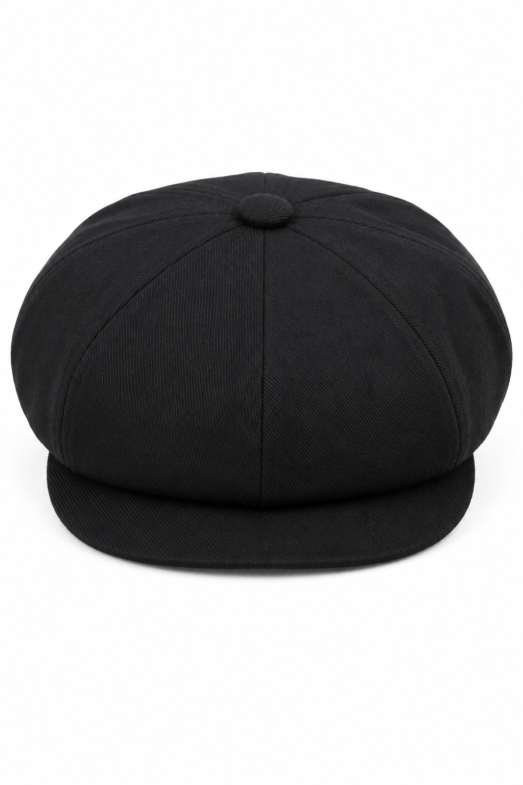 Gorra de verano negra de 8 paneles para hombre, estilo Baker Boy, de Cotton Blinders Newsboy, estilo Shelby.