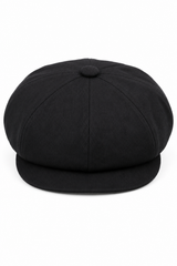 Gorra de verano negra de 8 paneles para hombre, estilo Baker Boy, de Cotton Blinders Newsboy, estilo Shelby.