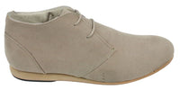 Botas de hombre negras, beige, marrón y azul marino, estilo desert boots, de ante, de caña alta, estilo Chelsea.