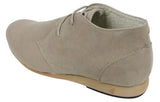 Botas de hombre negras, beige, marrón y azul marino, estilo desert boots, de ante, de caña alta, estilo Chelsea.