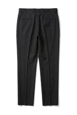 Parker - Pantalones negros lisos para hombre