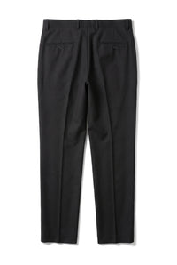 Parker - Pantalones negros lisos para hombre