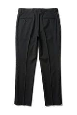 Pantalones de esmoquin negros para hombre, ideales para bodas, graduaciones y ocasiones especiales. Rayas de satén.