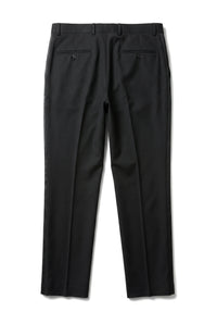 Pantalones de esmoquin negros para hombre, ideales para bodas, graduaciones y ocasiones especiales. Rayas de satén.