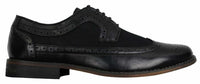 Zapatos de cuero tipo brogue para hombre, de diseñador italiano, elegantes e informales, en tonos marrón, negro y azul marino, estilo retro.