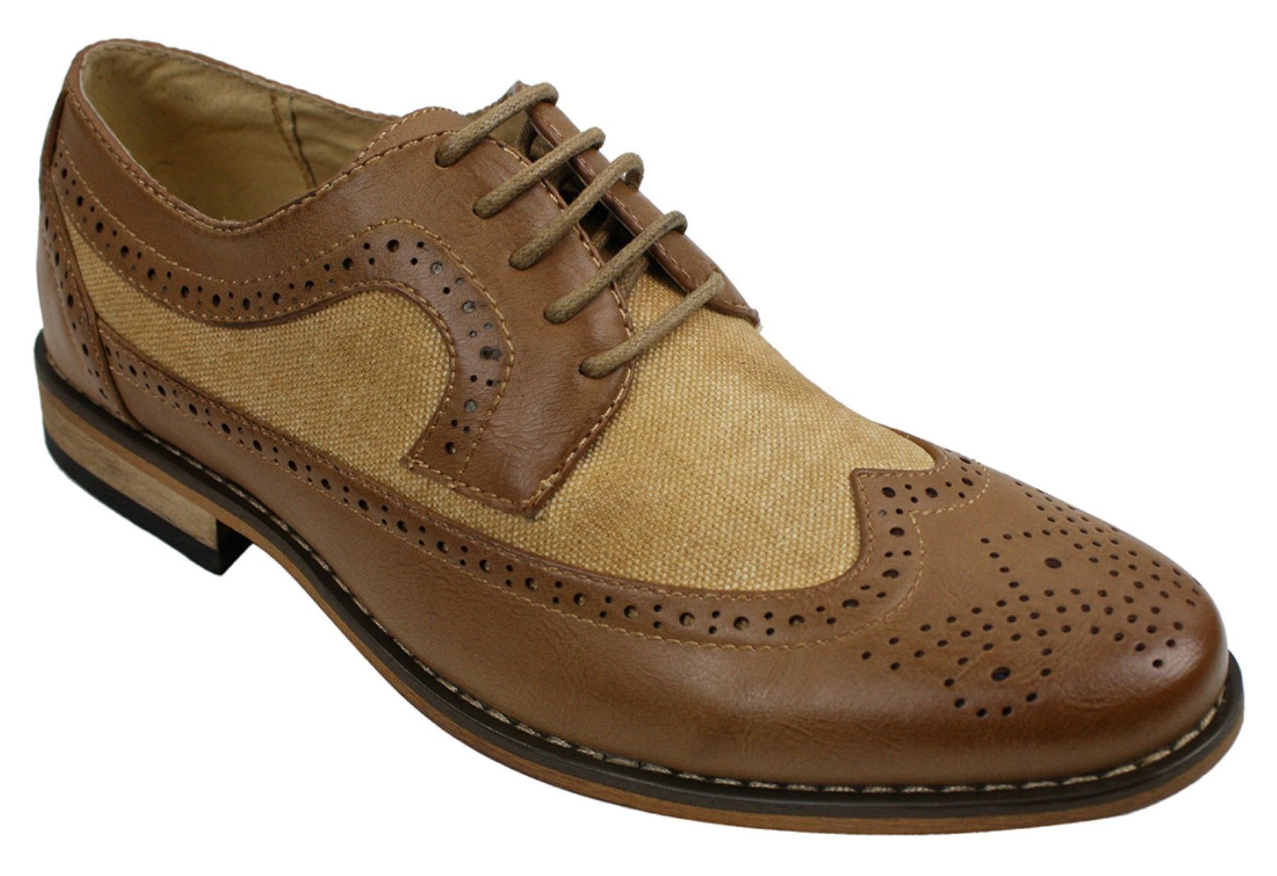 Zapatos de cuero tipo brogue para hombre, de diseñador italiano, elegantes e informales, en tonos marrón, negro y azul marino, estilo retro.