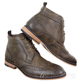 Botas brogue marrones con cordones para hombre - Cavani Sava