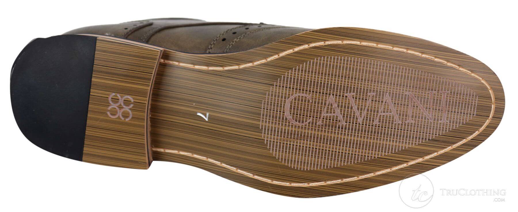 Botas brogue marrones con cordones para hombre - Cavani Sava