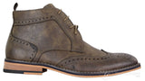 Botas brogue marrones con cordones para hombre - Cavani Sava
