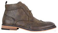 Botas brogue marrones con cordones para hombre - Cavani Sava