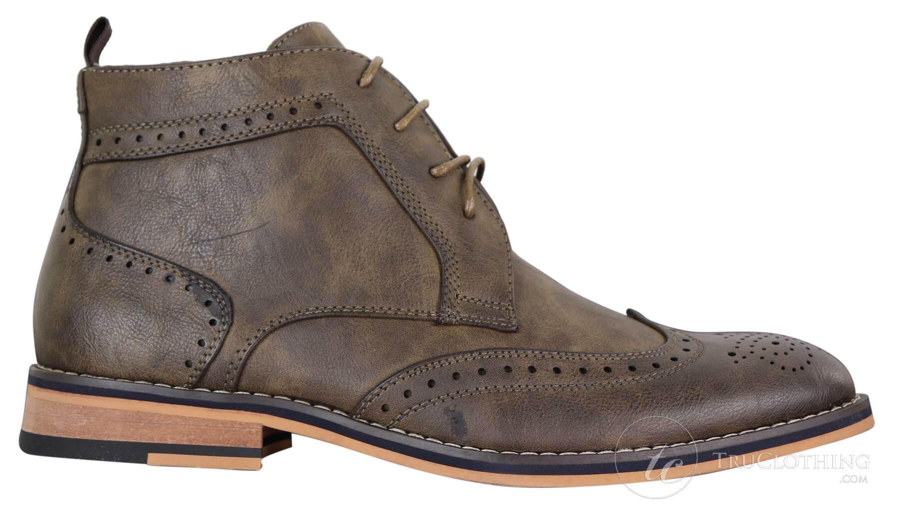Botas brogue marrones con cordones para hombre - Cavani Sava