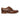 Zapatos Oxford Brogue de cuero marrón con puntera de ala para hombre