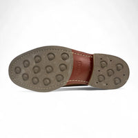 Zapatos brogue de ante marrón para hombre