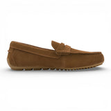 Mocasines de ante marrón para hombre