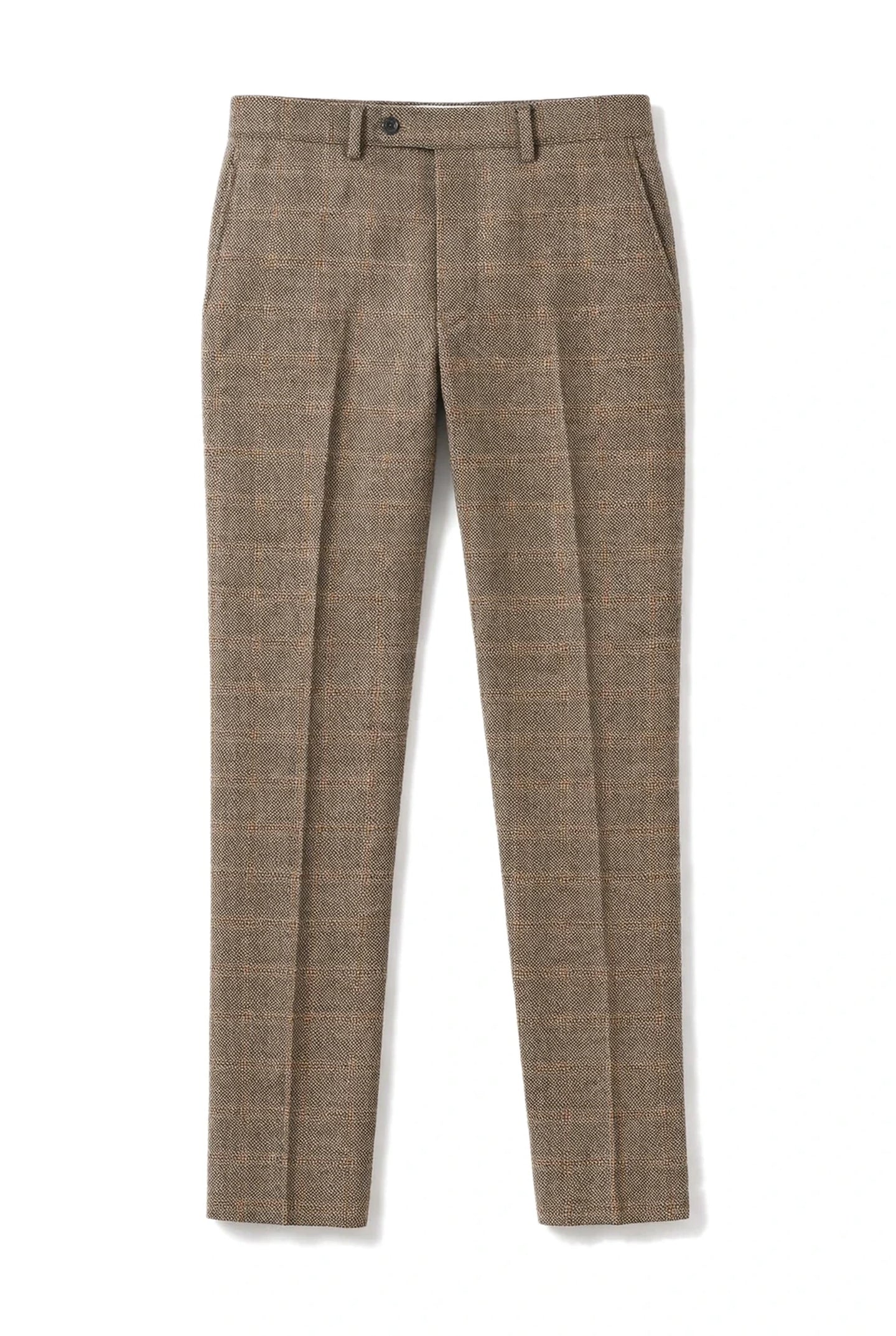Ralph - Pantalones de tweed marrón para hombre