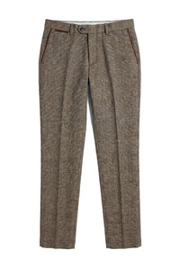 Ralph - Pantalones de tweed marrón para hombre