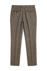 Ralph - Pantalones de tweed marrón para hombre