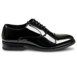 Zapatos Oxford clásicos de hombre con puntera reforzada y cordones.