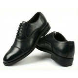 Zapatos Oxford clásicos de hombre con puntera reforzada y cordones.