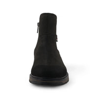 Botines Chelsea para hombre, color gris oscuro, resistentes al agua.