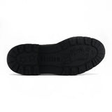 Botines Chelsea para hombre, color gris oscuro, resistentes al agua.