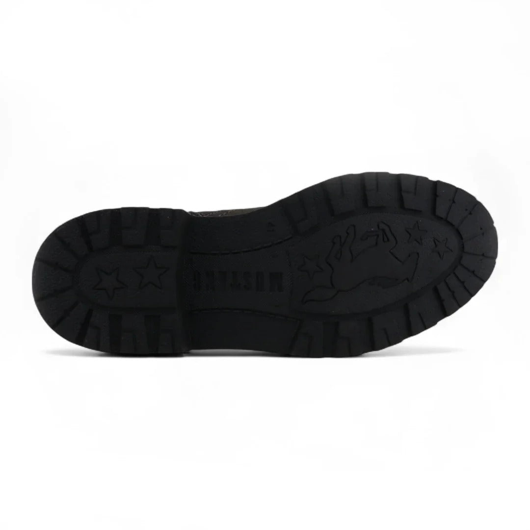 Botines Chelsea para hombre, color gris oscuro, resistentes al agua.