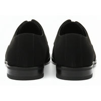 Zapatos Oxford de hombre con cordones y acabado de gamuza sintética