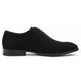 Zapatos Oxford de hombre con cordones y acabado de gamuza sintética