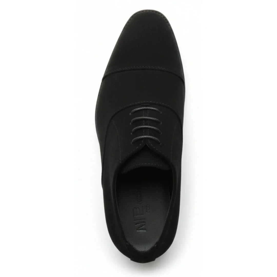 Zapatos Oxford de hombre con cordones y acabado de gamuza sintética