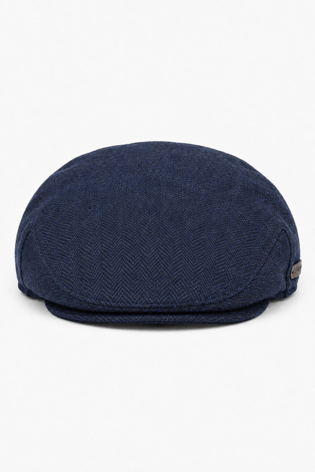 Gorra plana para hombre de lana con estampado de espiga, tweed azul marino, estilo clásico de los años 20, unisex, Del Boy